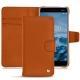 Nokia 6 (2018) leather case - Orange vibrant