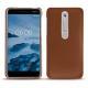 Funda de piel Nokia 6 (2018) - Marron ( Nappa - Pantone 1615C ) 