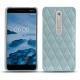 Funda de piel Nokia 6 (2018) - Bleu ciel - Couture ( Nappa - Pantone 277C ) 