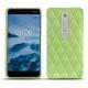 Custodia in pelle Nokia 6 (2018) - Vert olive - Couture ( Nappa - Pantone 578U ) 