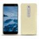 Funda de piel Nokia 6 (2018) - Ivoire ( Sleek P C12 - White ) 