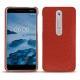Nokia 6 (2018) leather cover - Papaye ( Pantone 180C ) 
