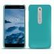 Custodia in pelle Nokia 6 (2018) - Bleu fluo
