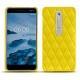 Custodia in pelle Nokia 6 (2018) - Jaune fluo - Couture