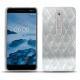 Nokia 6 (2018) leather cover - Platinium - Couture