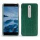 Custodia in pelle Nokia 6 (2018) - Crocodile pino