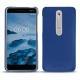 Capa em pele Nokia 6 (2018) - Bleu Océan PU