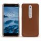 Capa em pele Nokia 6 (2018) - Marron PU