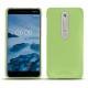 가죽 커버 Nokia 6 (2018) - Vert olive PU