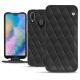 Custodia in pelle Huawei P20 Lite - Noir - Couture ( Nappa - Black ) 