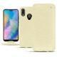 Custodia in pelle Huawei P20 Lite - Ivoire ( Sleek P C12 - White ) 