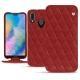 Custodia in pelle Huawei P20 Lite - Tomate - Couture ( Pantone 187C ) 