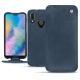 Funda de piel Huawei P20 Lite - Jean vintage ( Roughtcut - Pantone 285U  ) 