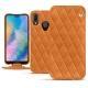Housse cuir Huawei P20 Lite - Mandarine vintage - Couture