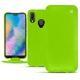 Capa em pele Huawei P20 Lite - Vert fluo