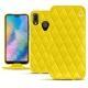 Custodia in pelle Huawei P20 Lite - Jaune fluo - Couture
