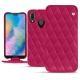 Housse cuir Huawei P20 Lite - Rose fluo - Couture