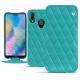 Custodia in pelle Huawei P20 Lite - Bleu fluo - Couture