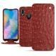 Funda de piel Huawei P20 Lite - Autruche ciliegia