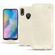 Housse cuir Huawei P20 Lite - Blanc escumo