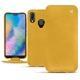 Housse cuir Huawei P20 Lite - Jaune soulèu