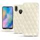 Lederschutzhülle Huawei P20 Lite - Blanc escumo - Couture