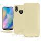 Huawei P20 Lite leather case - Beige PU