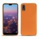 Huawei P20 leather cover - Orange ( Nappa - Pantone 1495U ) 
