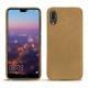 Huawei P20 leather cover - Sable vintage ( Roughtcut - Gaucho#57254 ) 