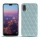 Custodia in pelle Huawei P20 - Bleu ciel - Couture ( Nappa - Pantone 277C ) 