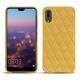 Huawei P20 leather cover - Mimosa - Couture ( Pantone 141C ) 