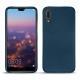 Huawei P20 leather cover - Blu mediterran