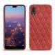 Huawei P20 leather cover - Cerise vintage - Couture