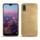 Huawei P20 leather cover - Serpent sabbia