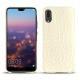 Huawei P20 leather cover - Crocodile milk
