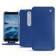 Nokia 6 (2018) leather case - Bleu océan ( Nappa - Pantone 293C ) 
