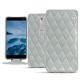 Funda de piel Nokia 6 (2018) - Gris - Couture ( Nappa - Pantone W428C ) 