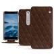 Funda de piel Nokia 6 (2018) - Châtaigne - Couture ( Pantone 476C ) 