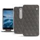 Funda de piel Nokia 6 (2018) - Anthracite - Couture ( Pantone 424C ) 