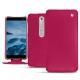 Nokia 6 (2018) leather case - Rose fluo
