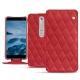Lederschutzhülle Nokia 6 (2018) - Rouge troupelenc - Couture