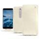 Nokia 6 (2018) leather case - Blanc escumo