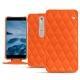 Nokia 6 (2018) leather case - Orange fluo - Couture