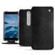 Nokia 6 (2018) leather case - Serpent nero
