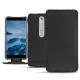 Nokia 6 (2018) leather case - Noir PU