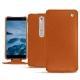 Nokia 6 (2018) leather case - Orange vibrant