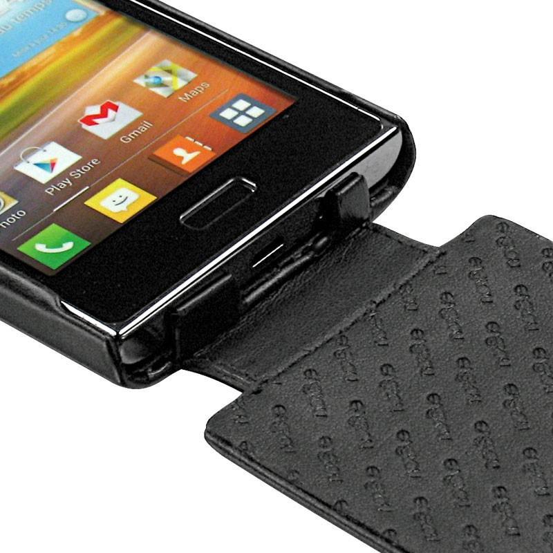 Custodia in pelle LG Optimus L5 E610 