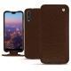 Huawei P20 Pro leather case - Châtaigne ( Pantone 476C ) 