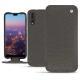 Huawei P20 Pro leather case - Anthracite ( Pantone 424C ) 