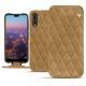 Housse cuir Huawei P20 Pro - Sable vintage - Couture
